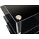 NorStone Bergen 2 4-Shelf Hifi Stand in Glossy Black