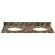 Xylem 61" Marble Vanity Top for Undermount Sinks with Backsplash