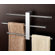 Gedy by Nameeks Bridge Wall Mounted Sliding Three Tier Towel Holder in Chrome