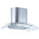 Air King Ibiza Chimney Style Island Mount Range Hood with Glass Canopy