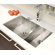 Julien UrbanEdge 7.75" x 14.75" Undermount Stainless Steel Double Bowl Kitchen Sink