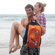 Three Jewel Backpack in Orange