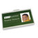 Baumgartens ID Card Holder,Horizontal,2-1/8"x3-3/8",25/PK,Clear