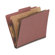 Globe Weis Classification Folder, 1 Partition, Letter, Red