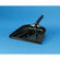 Impact 16" Heavy Duty Metal Dustpan 20 Gauge Steel in Black