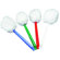 Impact 12" Deluxe Toilet Bowl Mop, Blue Plastic