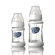 Baby Safe by Kinetic 2 Piece Wide Glass Baby Bottles with Silicone Grips Set