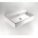 WS Bath Collections Linea 19.7" x 16.5" Quarelo Vessel Sink in White