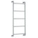 WS Bath Collections Baketo 17.3" x 35.4" Towel Rack in Polished Chrome