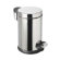 WS Bath Collections Otel 7.3" x 7.3" Treadle Waste Basket in Stainless Steel