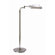 House of Troy Home Office Swing Arm Floor Lamp in Chrome with J Shade