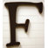New Arrivals New Capital Letter - F