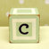 New Arrivals "c" Letter Block in Green