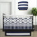 Oilo Wheels 3 Piece Crib Set in Cobalt Blue