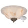 Monte Carlo Fan Company Three Light Finger Bowl Ceiling Fan Light Kit or Semi Flush Mount