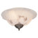 Monte Carlo Fan Company Three Light Finger Bowl Ceiling Fan Light Kit or Semi Flush Mount