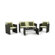 dCOR design Creekside 4 Piece Lounge Seating Group with Cushions