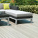 dCOR design Beach Grove Ottoman with Cushion