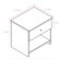 dCOR design Plateau 1 Drawer Nightstand
