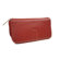 Piel Leather Women's Zip Around Wallet in Red