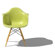 Herman Miller &reg; Eames DAW - Molded Plastic Armchair with Dowel-Leg Base