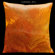 Lama Kasso Como Gardens Orange 18" Square Micro-Suede Pillow