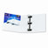 FIND IT Gapless Loop Ring View Binder, 4in Capacity, White                                                                           