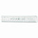 Westcott Shatter-Resistant Plastic Ruler, 6", Transparent                                                                             