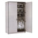 Fleetwood Harmony 48" W Folio Storage Cabinet with Four Columns and Optional Doors