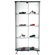 Bellini Modern Living Celeste Curved Curio Cabinet