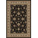 Tayse Rugs Elegance Black Border Rug