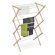 Honey Can Do Accordion Drying Rack in White and Natural