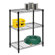Honey Can Do Three Tier Shelving Unit in Black