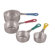 Fox Run Craftsmen Stainless Steel Measuring Cups with Colored Handle (Set of 4 )