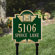 Whitehall Products Monogram Standard Lawn Address Plaque