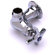 T&S Brass Wall Mount Mixing Faucet with 18" Swing Spout