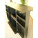 Proman Products Steamer Trunk Bar Cabinet in Ebony