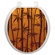 Toilet Tattoos Toilet Seat Applique with Bronzed Bamboo Design