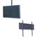 Peerless Universal Flat Panel Ceiling Mount Set for Landscape or Landscape / Portrait Mounting (32" - 50" Screens)