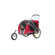 DoggyRide Novel Dog Jogger / Stroller in Urban Red