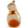 Novica 'Golden Pear' Murano Hand Blown Paperweight