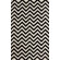 nuLOOM Magnifique Chevron Black Rug