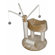 Go Pet Club 34" Cat Tree in Beige