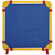 Wesco Partition with Fabric Panel with Optional Clips and Feet