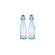 Global Amici Faceted Large Bottles (Set of 2)