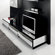 Tonelli Design Psiche TV Stand with Glass Top