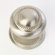 QMI Roped Cabinet Knob with Back Plate in Satin Nickel