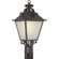 Forte Lighting One Light Outdoor Post Lantern with Frosted Glass in Antique Bronze