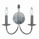 Artcraft Lighting Pot Racks Two Light Wall Sconce