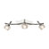 Artcraft Lighting Monroe Three Light Bath Vanity in Durable Brushed Nickel and Chrome